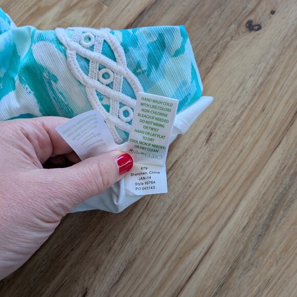 Lilly Pulitzer Tansy Print Strapless Dress, Size 4, EUC - Picture 7 of 7